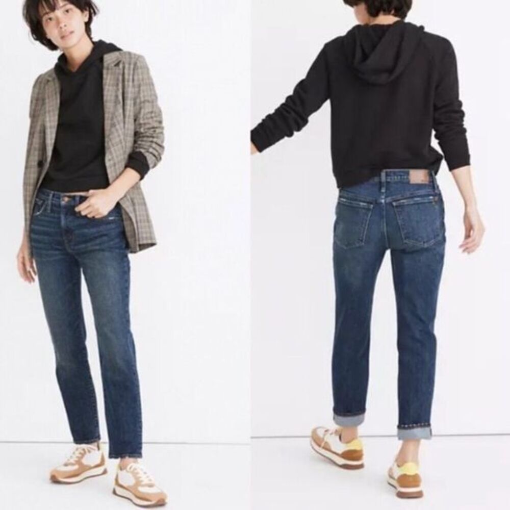 NEW Madewell Tomboy Straight Mid-rise Jeans Chaseley‎